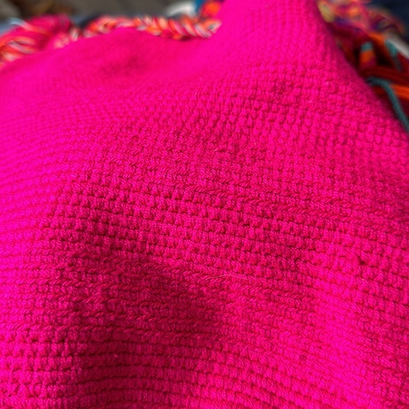 Hot pink Colombian bag - Picture 6 of 8